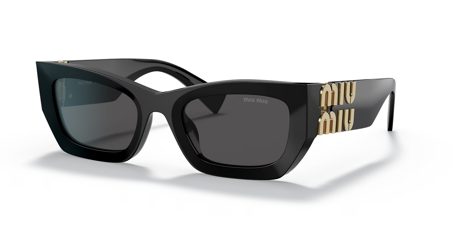 Rectangular Sunglasses — Black