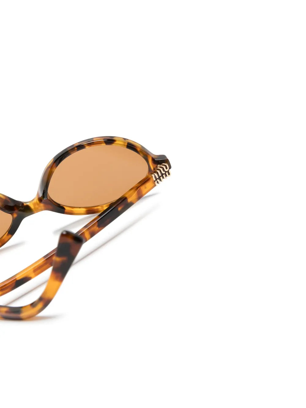 Oval Sunglasses — Brown