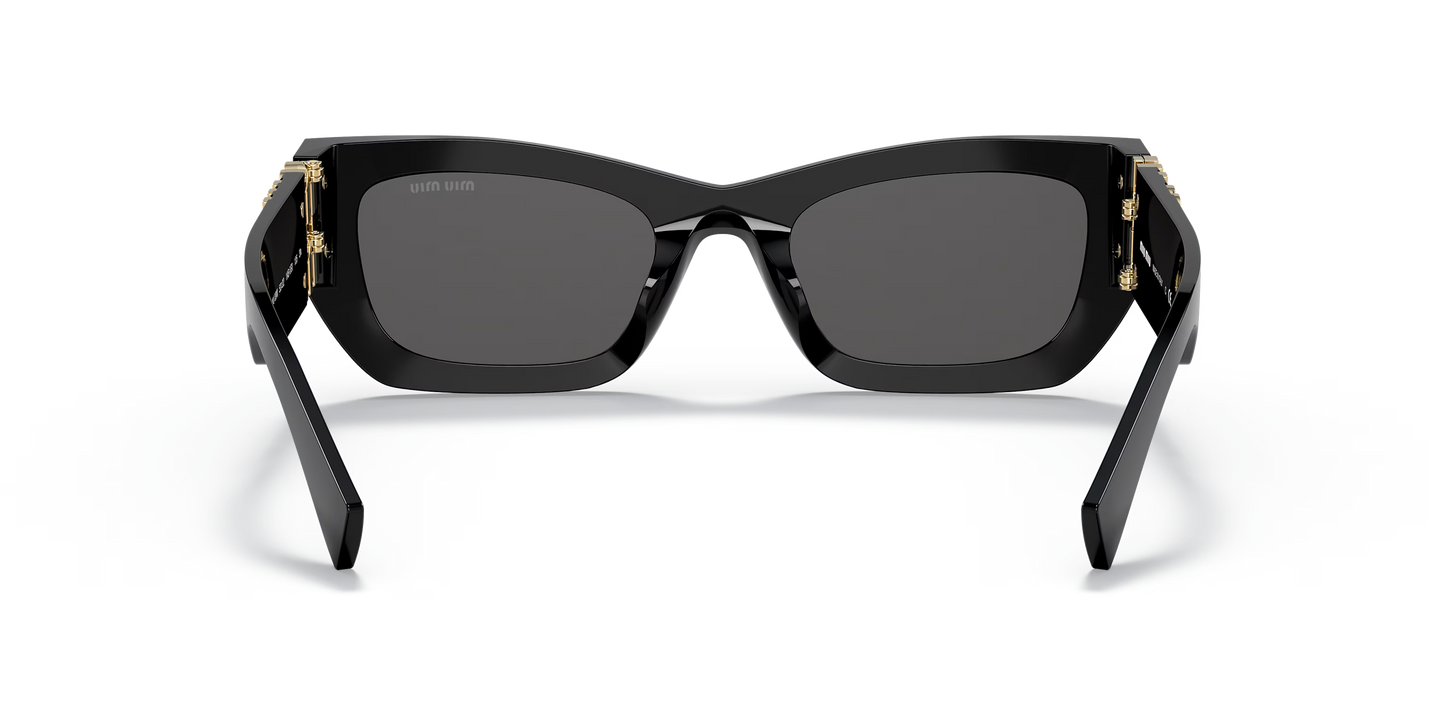 Rectangular Sunglasses — Black