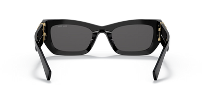 Rectangular Sunglasses — Black