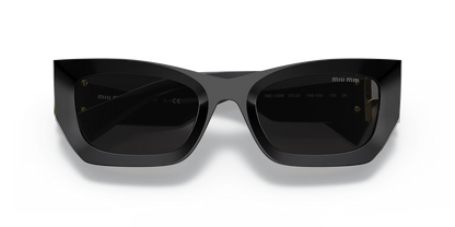 Rectangular Sunglasses — Black