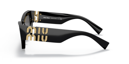 Rectangular Sunglasses — Black